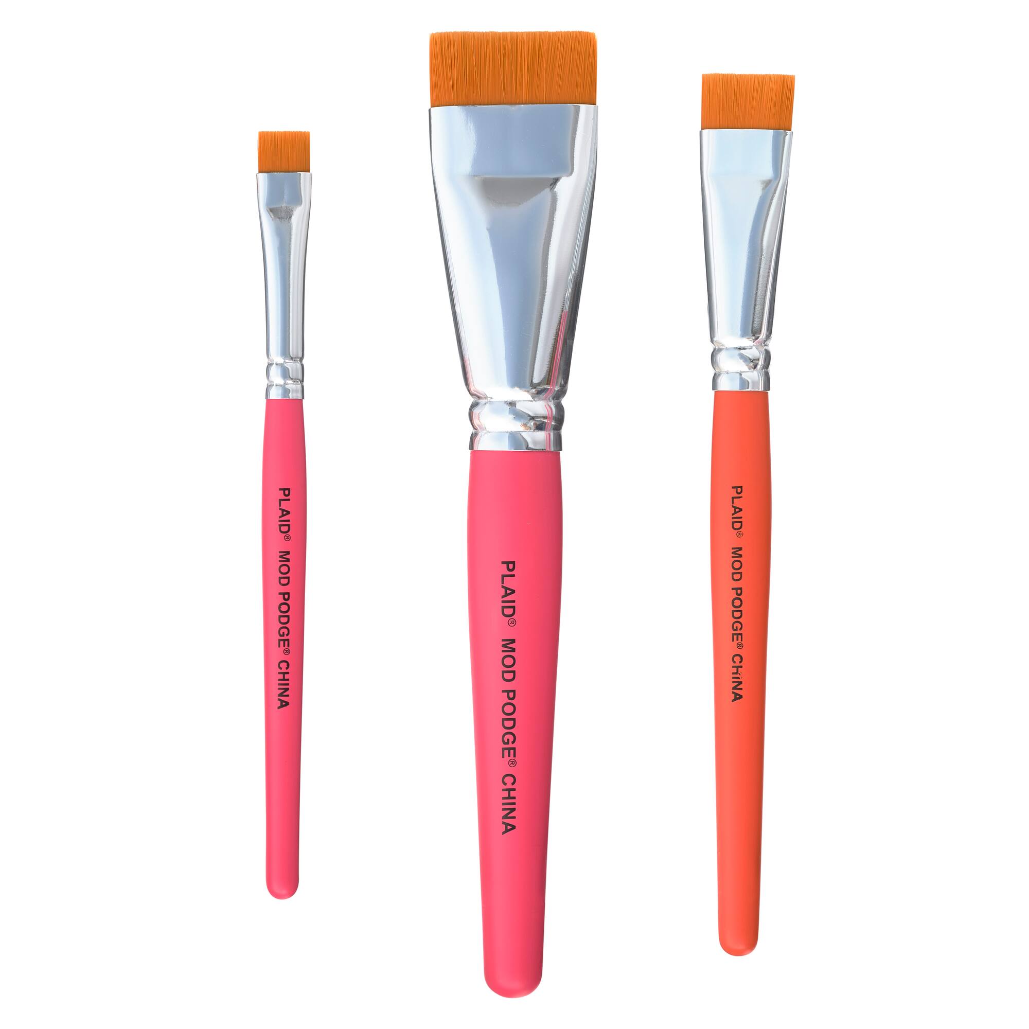 6 Packs: 3 ct. (18 total) Mod Podge® Decoupage Brush Set